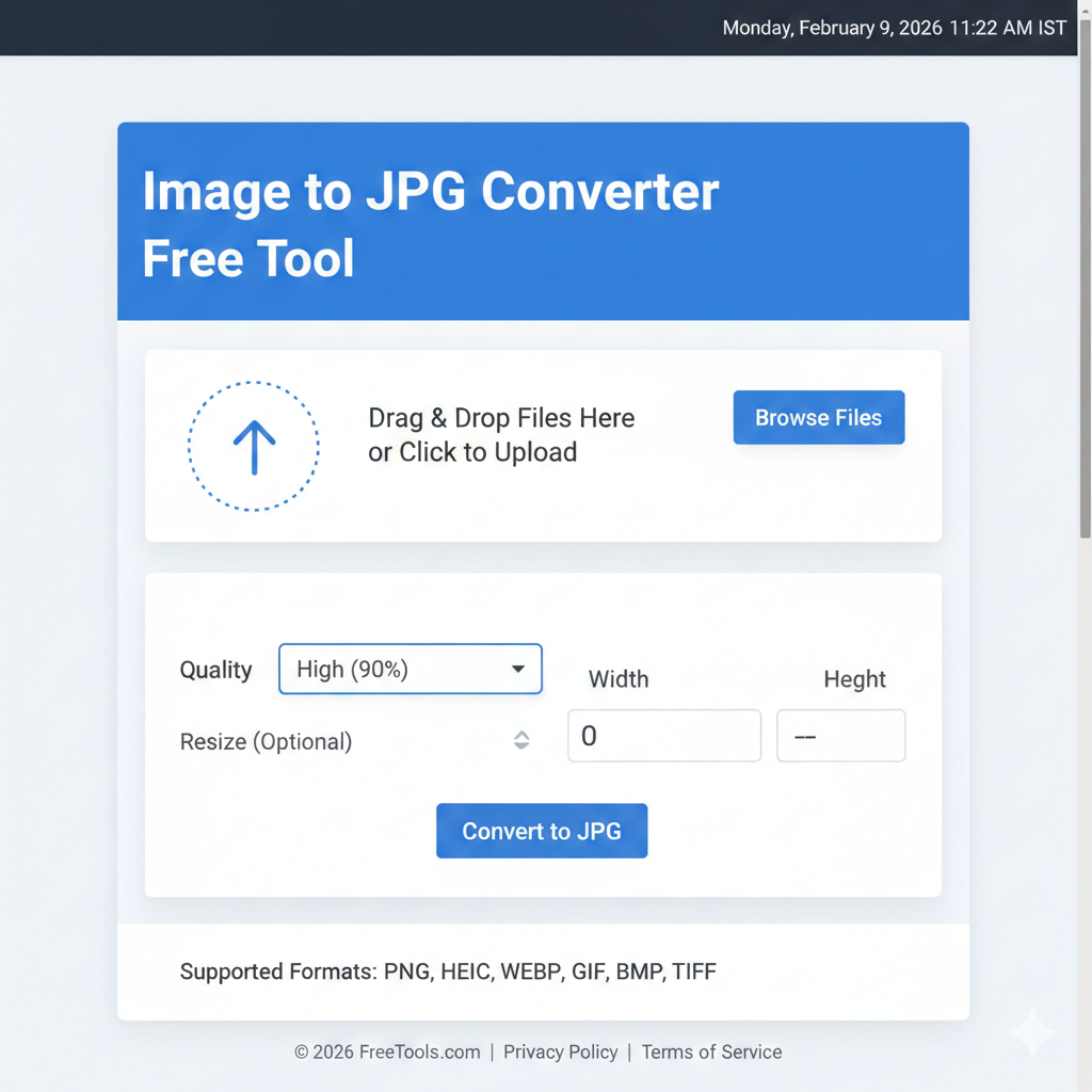 Image to JPG Converter
