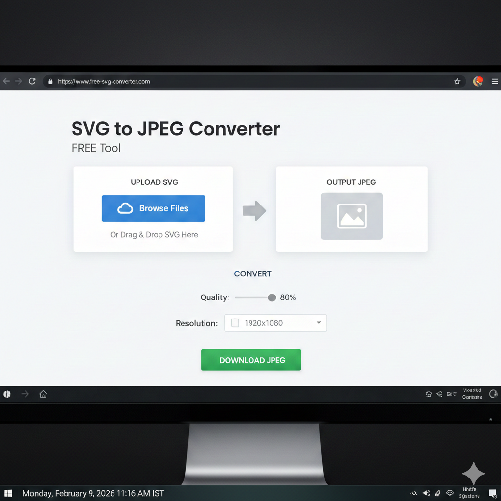 SVG to JPEG Converter Free Tool