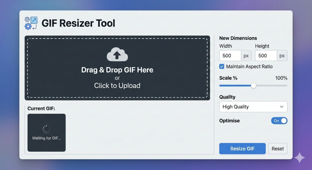 GIF Resizer Tool